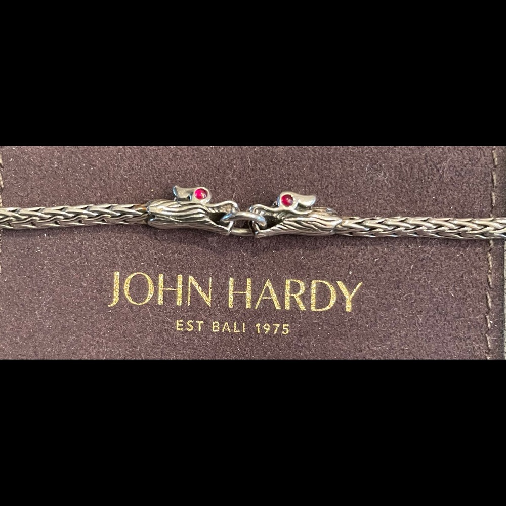 John Hardy Legends Naga silver station bracelet